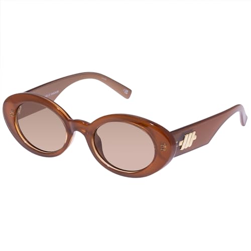 Le Specs NOUVEAU VIE LSP2452433 - BLACK - Women's Men's Oval Sunglasses with High UV Protection