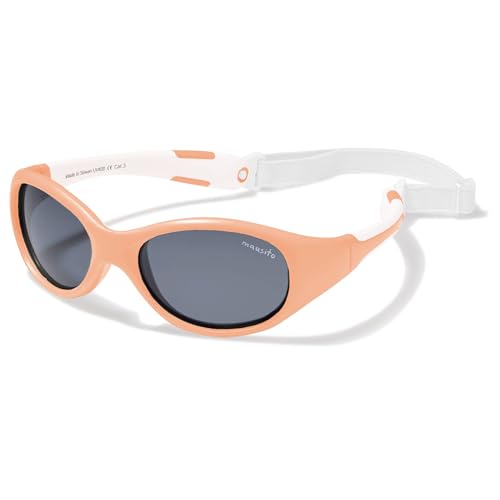 Lunettes de soleil enfant 5-8 ans fille avec monture souple et UV400