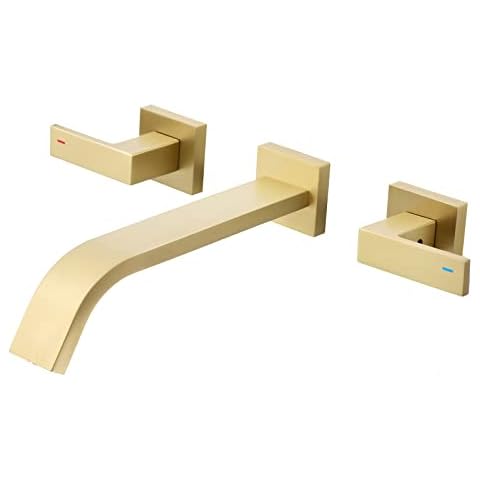 CHALIRS Brass Wall Mount Faucet Cover