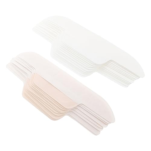 Veemoon 1 Juego De Almohadillas para El ala del Sombrero Almohadillas para El Sudor De Cuello De Cuello De Camisa Papel Antipolvo 24 Unidades