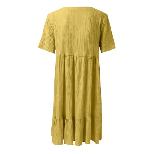 Robe décontractée à manches courtes légère anti-transpiration et fluide pour le bureau