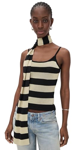 Lioness Womens Dolce Tank Top Sand Stripe S