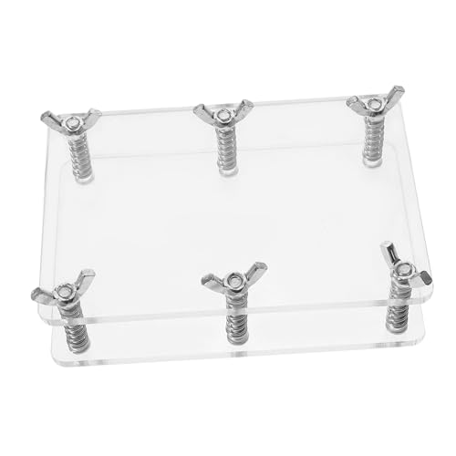 Abaodam Card Bending Corrector Tool Transparent Game Card Flatten Device for Efficient User Friendly for All