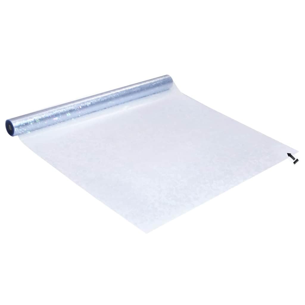 Films pour fenêtre dépoli Motif Arc-en-Ciel 3D PVC 90x2000 cm 5 pièces avec grattoirs, Film vitrage occultant adhésif électrostatique pour intimité, Protection Solaire, Isolation Thermique