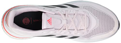 Image of adidas Women's Supernova Running Shoe, Almost Pink /Carbon /Turbo, 10