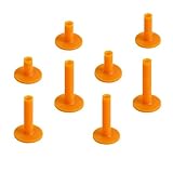 Wdbild 8pcs Golf Übungsstrecke T Shirts Innen Freien Gummihalter Zum Schlagen Von Matte Und Trainingspraxis Gummi Stallkugel