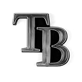 MLB Tampa Bay Rays Chrome Automobile Emblem