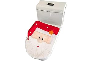 3D Santa Nose Christmas Toilet Seat Cover