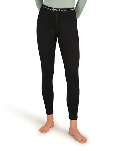 Icebreaker Merino Women's 260 Tech Leggings, Black, Medium