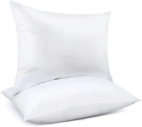 Adoric Pillows, Pillows for Sleeping (2-Pack) Down Alternative Bed Pillows 100% Cotton (White, King Size)