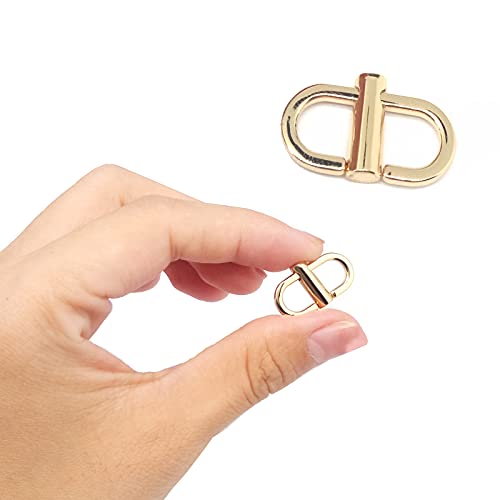 2pcs Zinc Alloy Adjustable Buckle, for Shoulder Chain Strap Women Bag,Chain Strap Bag,Daily Replacement and Use etc(Light gold)3