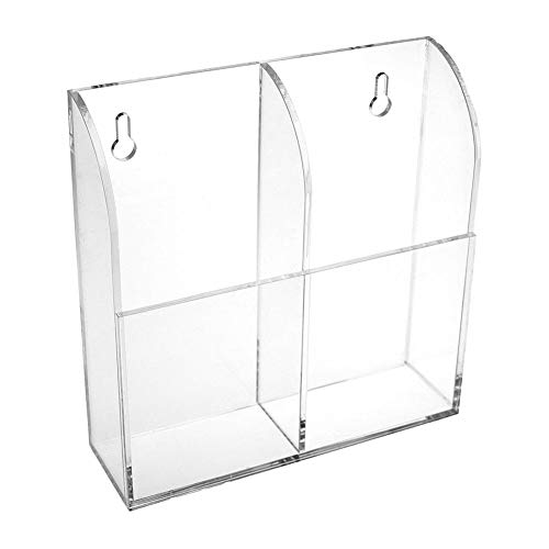 Preisvergleich Produktbild yingmu Acryl Fernbedienung Aufbewahrungsbox Handyhalter Wandhalterung Media Organizer Bürobedarf Zubehör Mit 1 / 2 / 3 Fächern Approachable