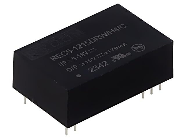 Convertisseur DC/DC 9-18V entrée et sortie 15V module alimentation régulée DIP24