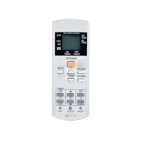 Image of 7SEVEN Compatible with Panasonic AC Remote Control A75C3623 Model 29 Suitable for 1 1.5 2 Ton Spilt or Window Air Conditioner - Match Keys Exactly with Existing Remote Controller