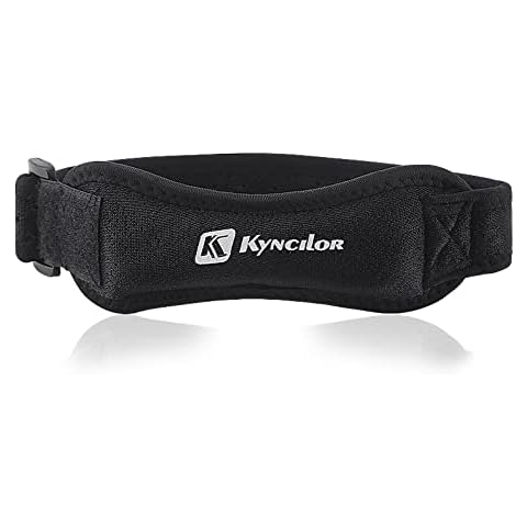 Kyncilor Patella Tendon Knee Support Adjustable Knee Brace for Men Women Knee Pain Relief Straps for Joint Pain Weightlifting Running Basketball Volleyball Cover