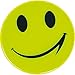 10 Stück Sicherheitsaufkleber Smile für Schulranzen/Taschen/Koffer - reflektierend - signalgelb