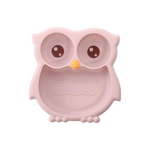 PandaEar Owl Suction Plate – Pink