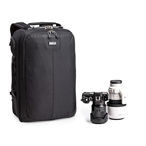 Think Tank Airport Essentials Backpack for Standard DSLR System 300mm f/2.8/iPad/13 Laptop Small