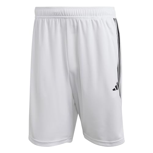 Image of adidas Tr-ES PIQ 3Sho Men Blue Training Shorts Size -