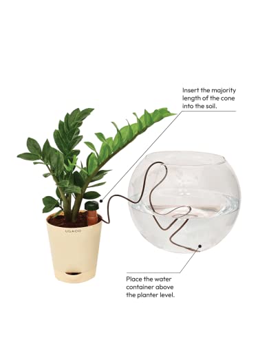 Image of Ugaoo Watermatic Stake, Drip Irrigation Stakes & Indoor or Outdoor Water Spikes for Plants Automatic Drip Irrigation - Classic In Display
