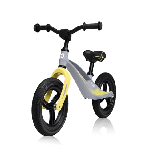 lionelo Bart Bicicleta sin Pedales de 2 años hasta 30kg, Cuadro de magnesio, al Estilo Deportivo, Ruedas 12', Altura de Manillar y sillín Regulable, Muy Robusta y Ligera (Gris, Bart Tour)