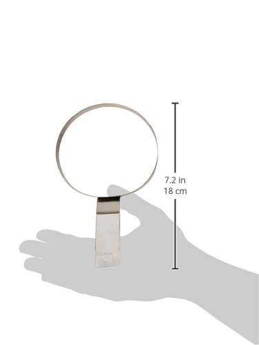 American Metalcraft ER387 Ringe und Hobel, 19,1 cm Länge x 10,2 cm Breite, silberfarben