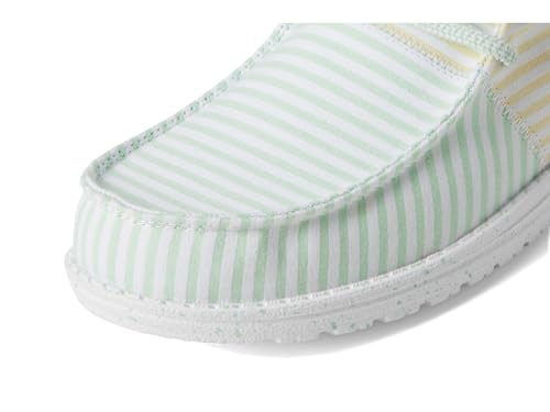 HEYDUDE Men's Wally Tri Nu Prep Loafer, Green Ash/Multi, 9 UK - Image 5