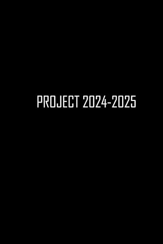 Project 2024-2025: The first step to success is to plan | Plan for success from the start | Lined Notebook 102 Pages | 6"x9"