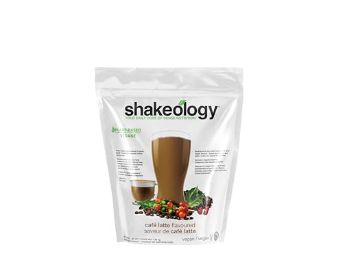 Shakeology Vegan Protein Powder - Gluten Free, Superfood Protein Shake - Lean Muscle Support, Gut Health, Healthy Immune Function, Cafe Late - 30 Servings