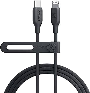 Anker 541 USB-C to Lightning Cable (6ft, Bio-TPU) Black