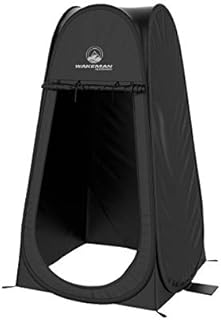 Portable Pop Up Pod- Instant Privacy, Shower & Changing Tent- Collapsible Outdoor Shelter for Camping, Beach & Rain with Carry Bag by Wakeman Outdoors, Black