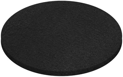 dojobkinb Oil Drain Splash Pad 1 Pcs 15 inch Diameter Oil Pan Splash Guard, Anti Splash Oil Drain Mat, No Splatter Oil Pad Fits Most Oil Drains - Round, Black
