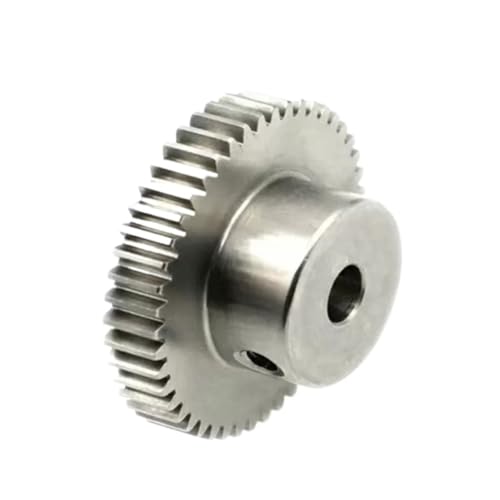 Cylindrical Drive 1pcs 0.7 Module 18 Teeth Spur Gear with Step 0.7M 18T Straight Pinion 3mm 3.17mm 4mm 5mm 6mm Bore Aluminium Alloy Gear Rack Machinery(6mm)