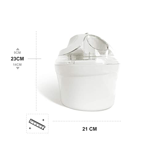 Leogreen - Elektrische Eismaschine 1,4 l Eismaschine Eismaschine für Eiscreme, Sorbet und Joghurt, BPA-frei, einfach zu… – Bild 8