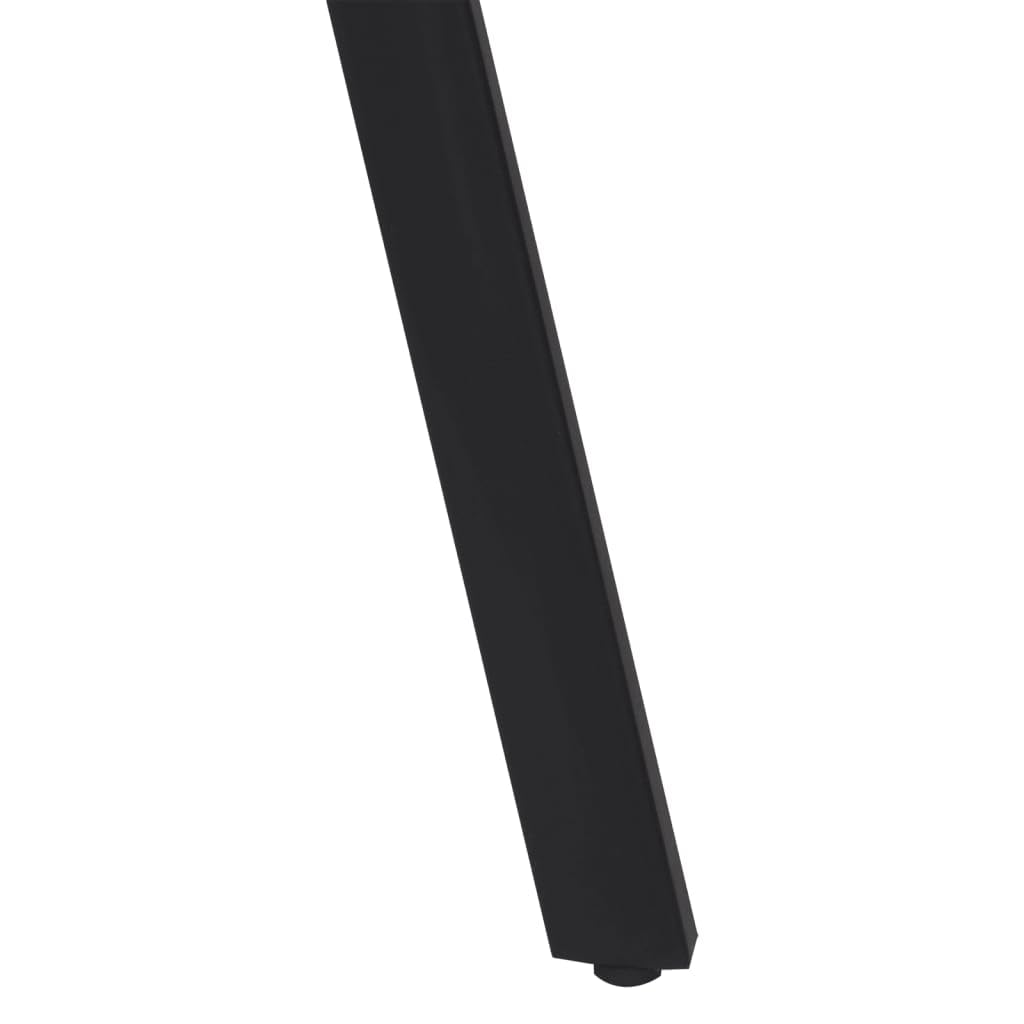 Generico Tavolo da Pranzo Rettangolare 120x62x76 cm in Legno Massello di Teak con Telaio in Ferro Nero, Piano Robusto per Cibo e Bevande, Sala da Pranzo o Cucina