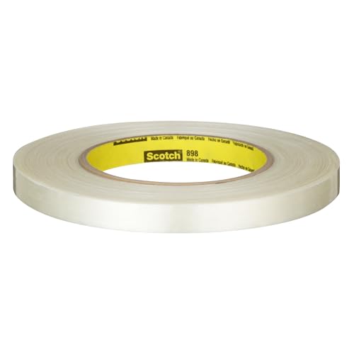 Image of 3M Scotch Filament Tape 898, Clear, 12 mm x 55 m, 6.6 mil