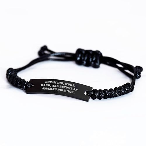 Dream Big, Work Hard, And Become An Amazing Director. - Father's Day Unique Gift for Director Rope Bracelet