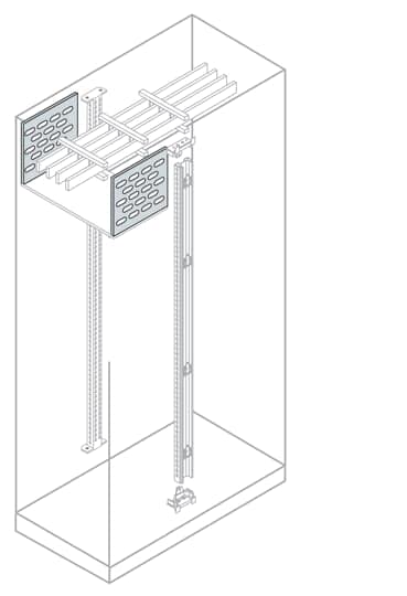 Ségrégation droit barre IS2 ABB Entrelec 200x200 pour câble intérieur