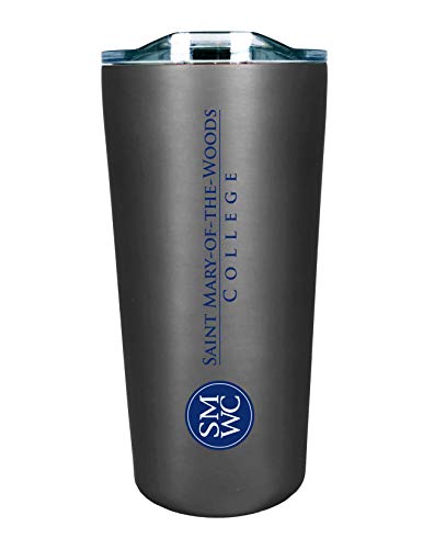 Saint Mary of the Woods College Double Walled Soft Touch Tumbler, Design-1 - Silver