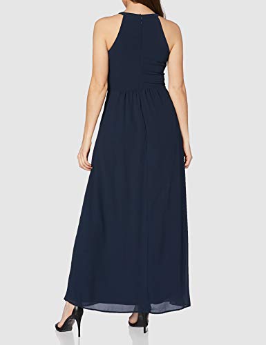 Vila Vrouwelijke maxi-jurk met plooien, halternek - Image 5