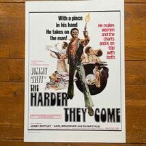 Amazon.co.jp: US版ポスターハーダー・ゼイ・カム（The Harder