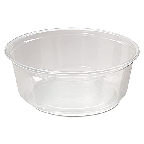 Genpak AD12 | 12oz Clear PET Hinged Deli Container | Recyclable, Made with up to 30% Post-Consumer Content, Made in The USA | 5.50