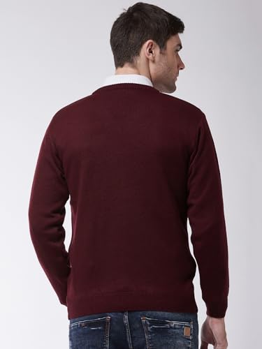 Image of Pivl Men's Winter V Neck Solid Sweaters ||Winterwear||