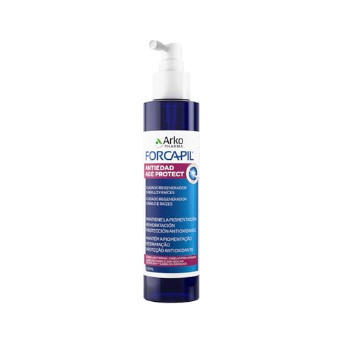 Arkopharma Forcapil Antiedad Spray, Reduce Signos del Envejecimiento Capilar, Aumenta la Densidad del Cabello, Regenera la Fibra Capilar, Hidrata en Profundidad, Testado Científicamente