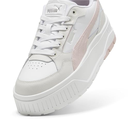PUMA Damen Karmen II Idol Sneakers 37, White Mauve Mist Feather Gray Pink – Ansicht 9