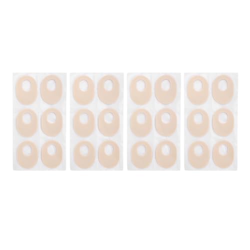 OKJHFD 24PCS latex self-adhesive foot pads for anti friction foot protection, breathable stickers for walking