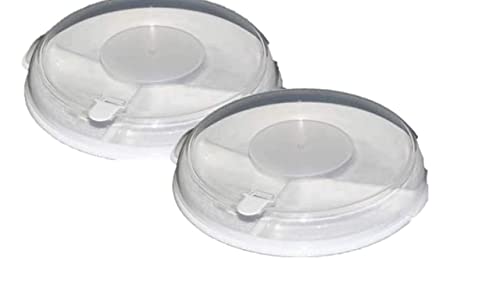 Conny Clever Mikrowellenteller Menüteller Mikrowellengeschirr m Deckel für Mikrowelle Microwelle Erhitzen Einfrieren Cover