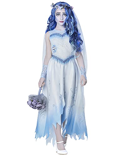 Disfraz Infantil Emily Novia Cadáver Oficial Tim Burton miniatura 1