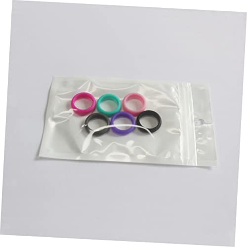 Anillas de silicona HANABASS 6 piezas color aleatorio miniatura 4