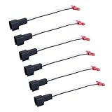 Durlo 6 PCS Lautsprecher Kabelbaum Für Lautsprecher Kabel Mit Adapter Für Ford Crown Victoria 72-5600